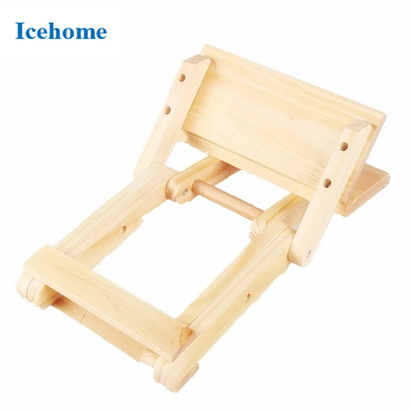 Icehome твердый деревянный экологичный детский маленький складной табурет и