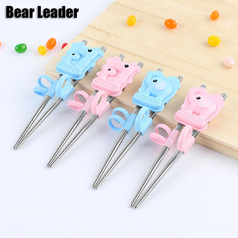 

Bear Leader 304 Stainless Steel Children's Educational Learning Chopsticks Kitchen Tool