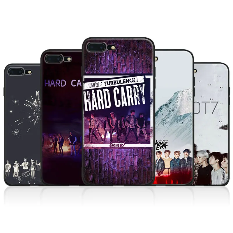 

GOT7 KPOP Boy group tpu Soft Silicone Phone Case Cover Shell For Apple iPhone 5 5s Se 6 6s 7 8 Plus X XR XS MAX