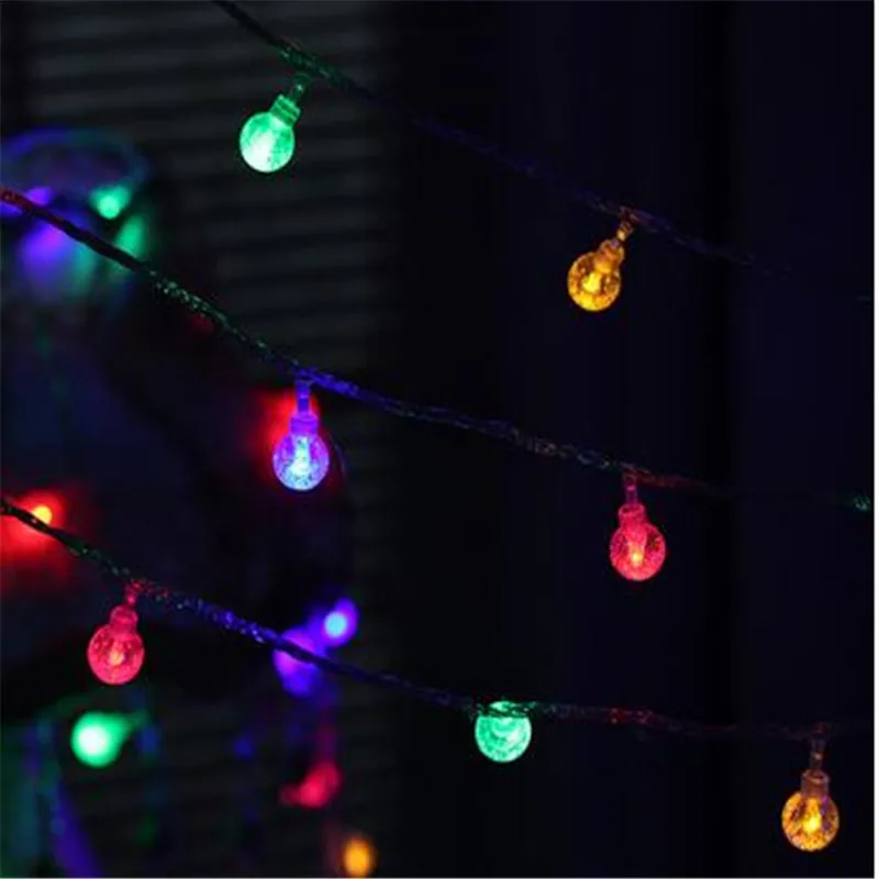 7.5M 50 festoon Led globe bulb led string lights outdoor waterproof led Crystal ball string garland party wedding Backyard Patio 7.5M 50 festoon Led globe bulb led string lights outdoor waterproof led Crystal ball string garland party wedding Backyard Patio