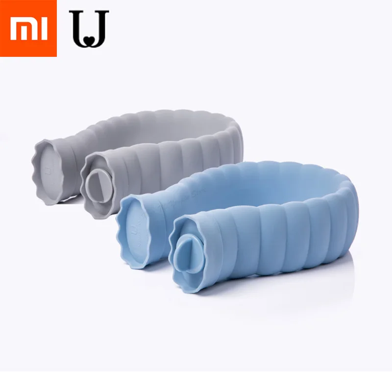 Новинка, Xiaomi Mijia, силиконовая сумка для горячей воды в микроволновой печи, безопасная, герметичная, долго сохраняющая тепло, для горячей и холодной воды, двойное использование, с трикотажной крышкой