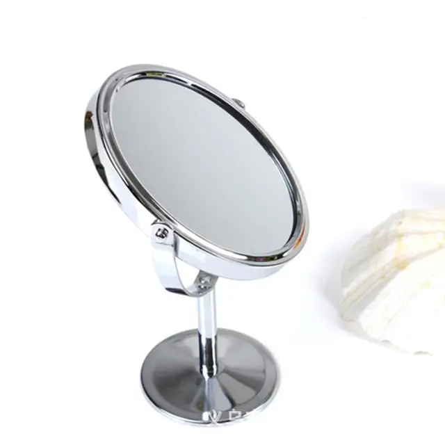 Double Sided Makeup Vanity Table Make Up Mirror Standing Metal Double Sided Makeup Vanity Table Make Up Mirror Standing Metal Compact Mirrors Portable Magnifying