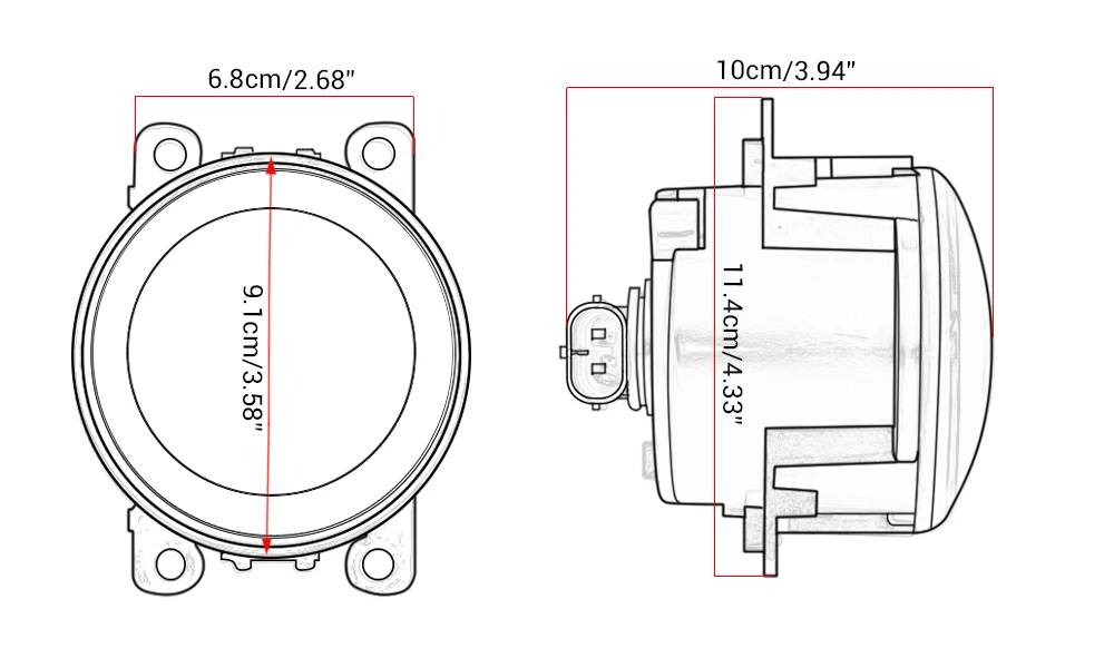 2 X Автомобильный светодиодный противотуманный фонарь Halo Ring Angel Eye DRL Дневной ходовой светильник H11 12V для Toyota Proace 2013