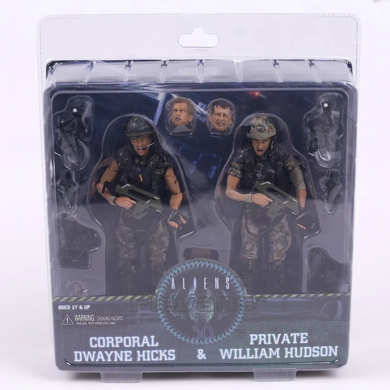 

NECA Aliens Corporal Dwayne Hicks & Private William Hudson PVC Action Figure Collectible Model Toy 2-pack
