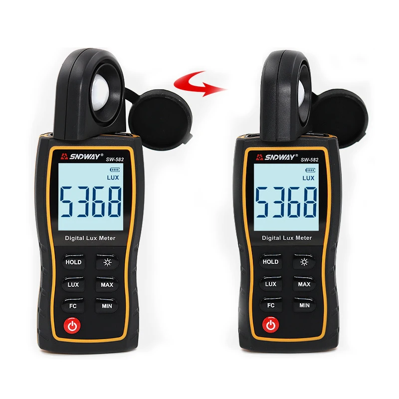 

Digital luxmeter Lux/FC meter Light Meter for photography Luminometer Photometer hand-held spectrometer Illuminometer 200000Lux