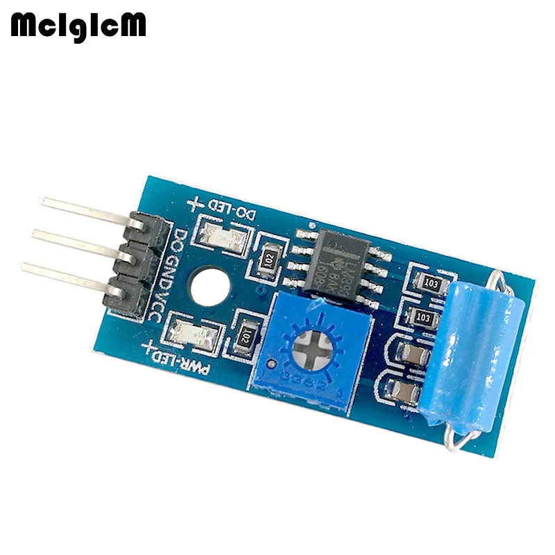 

MCIGICM 10pcs SW-420 Normally Closed Alarm Vibration Sensor Module Vibration Switch ASAF