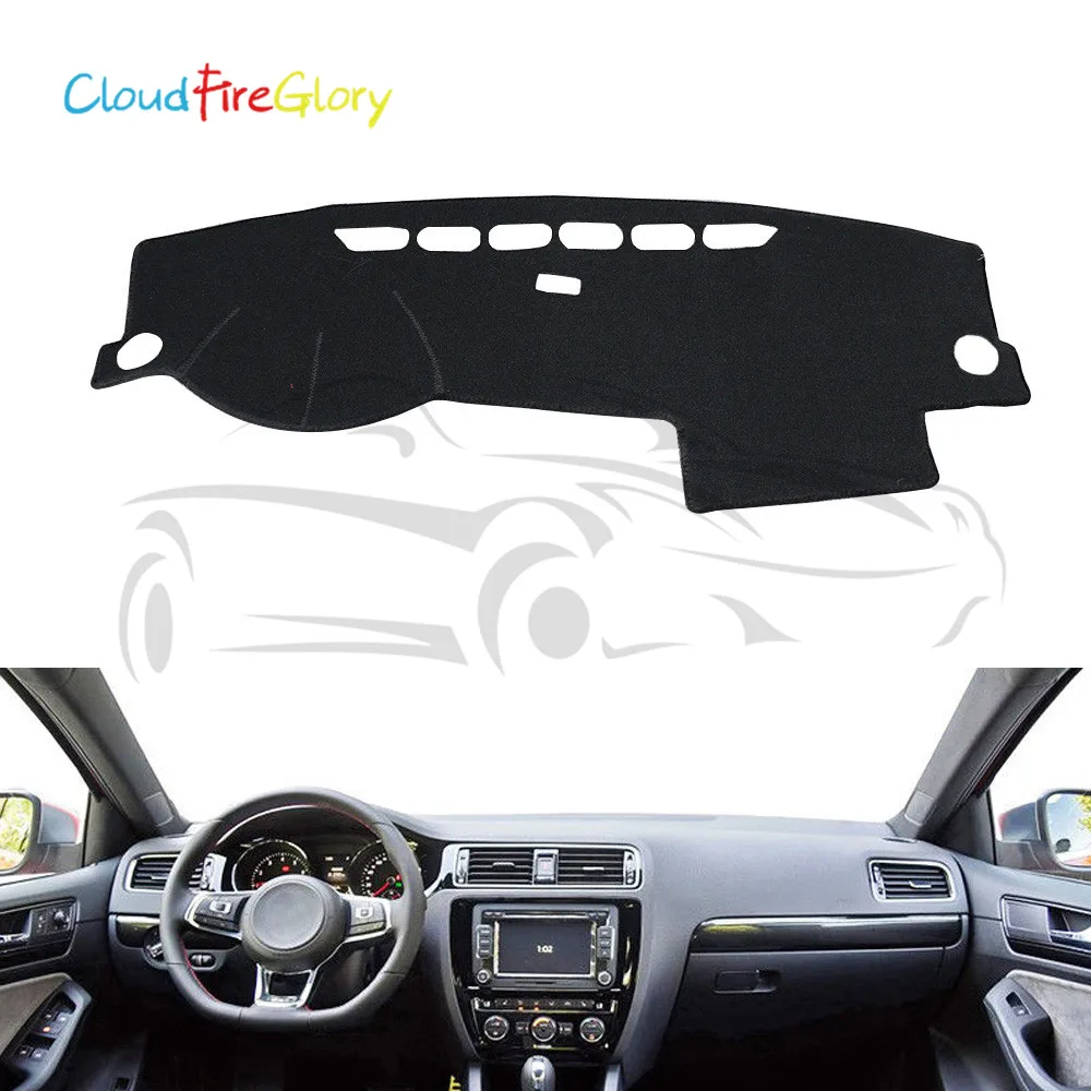 CloudFireGlory For VW Jetta Vento MK6 2011 2017 Dashboard Cover Dashmat