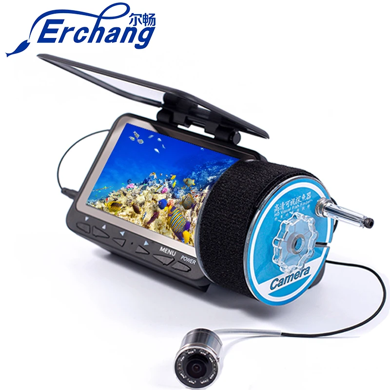Erchang F6B портативный эхолот камера 15 м кабель Водонепроницаемый Рыболовная камера Инфракрасный 140 градусов угол рыболокатор Kamera