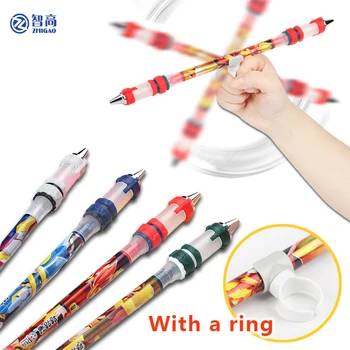 

Zhigao Pen Spinning Pen Mod Rotating Ball point pen Beginner Finger Playing pens Funny Kids Grip Handle Writing Supplies