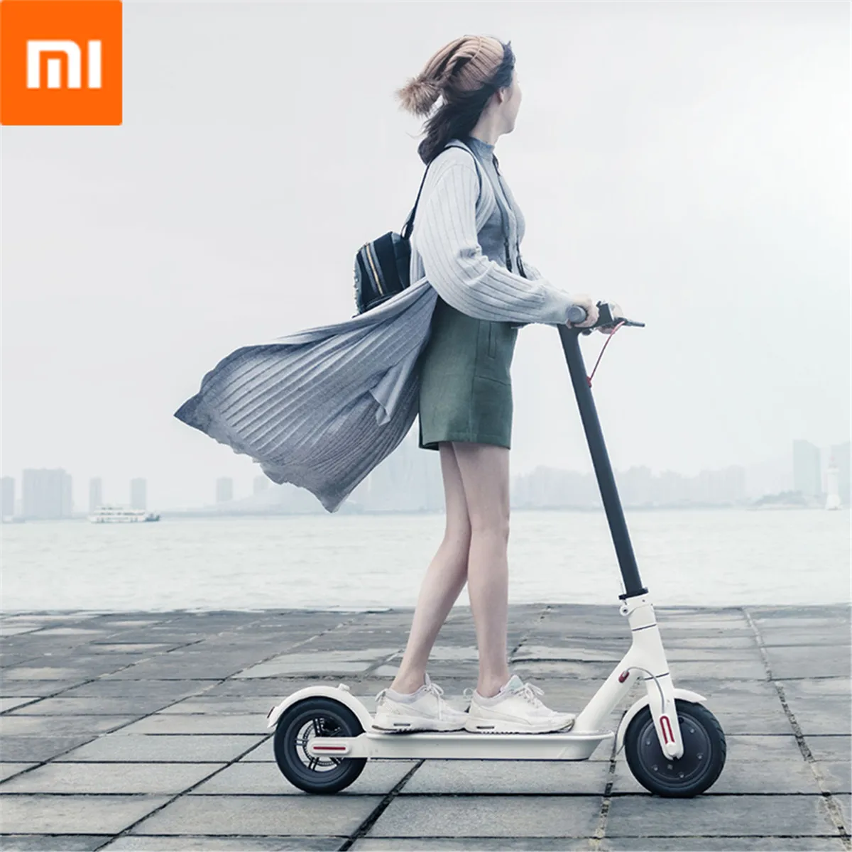 

[Europe STOCK] Xiaomi Mijia M365 Smart Electric Foldable Scooter Ultralight BMS Double Brake System Load 30km mileage Scooters