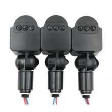 1 шт. открытый светодиодный движения человека инфракрасный Сенсор DC12V/переменный ток 85-265 в движения PIR Сенсор переключатель безопасности экономит энергию выключатель света