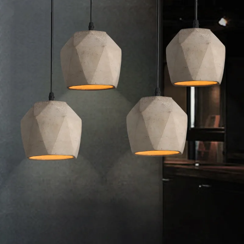 

Loft Pendant Lamp Vintage Industrial Bar Suspension Light Restaurant Cafe Cement Small Pendant Light