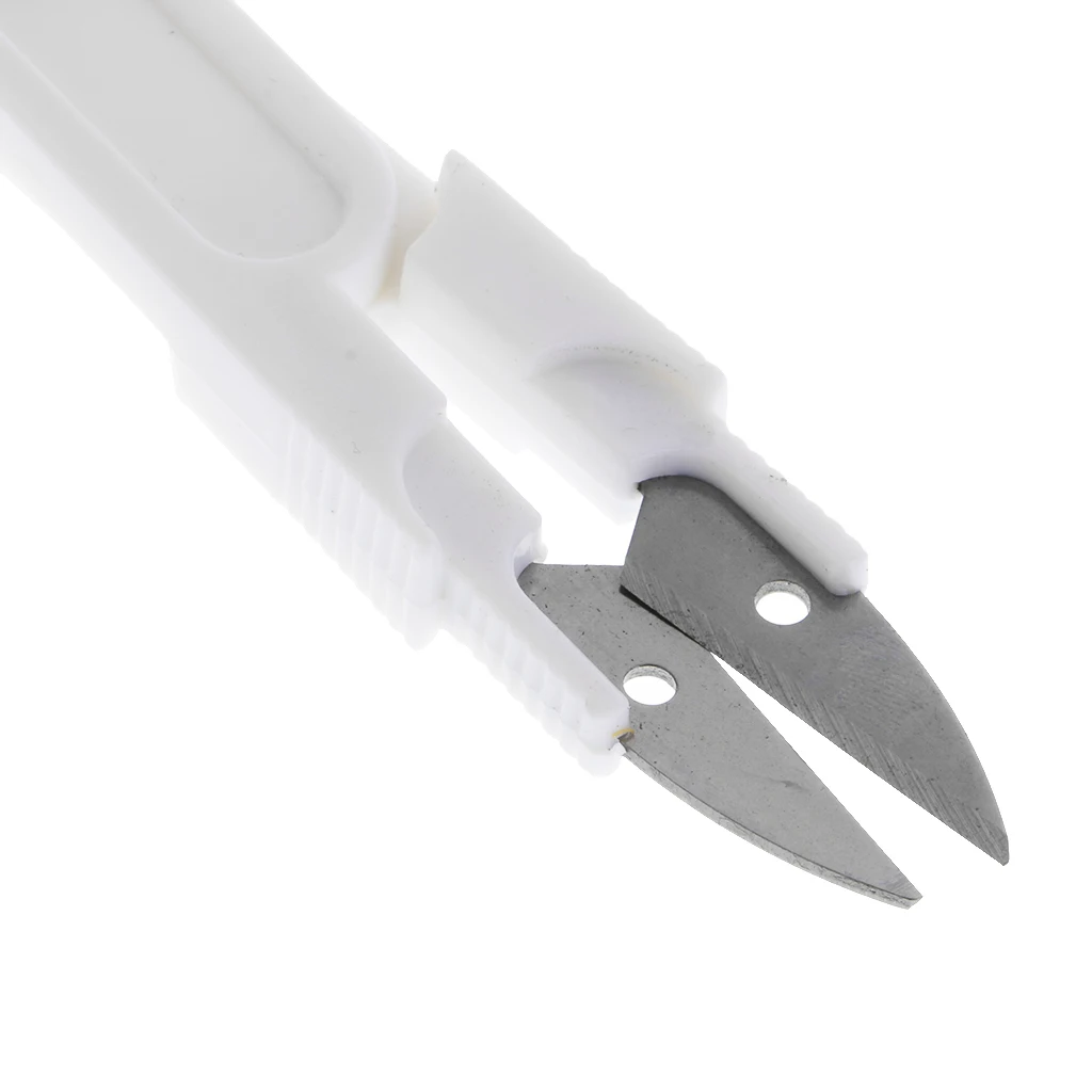4 Piece Plastic Handle Yarn Scissors Thread Cutter Stitch Tailor Sewing Tools Great for Cutting Fishing Line Fabric Paper Thread