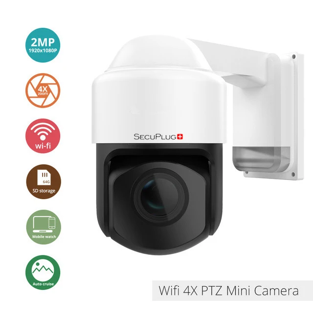 1080P 2MP WiFI PTZ наружная ip камера 2 8 12 мм Автофокус Водонепроницаемая ночного