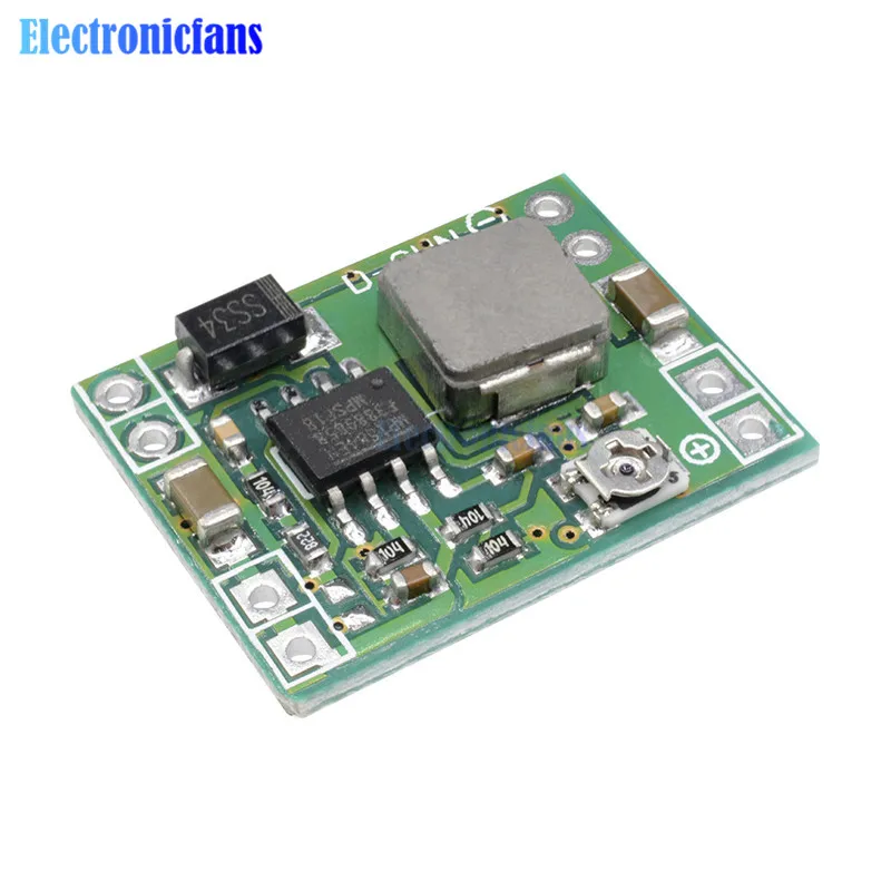 

5Pcs/Lot Mini DC-DC Step Down Power Supply Module 3A 4.5-28V To 0.8-20V Adjustable Buck Converter for Arduino Replace LM2596