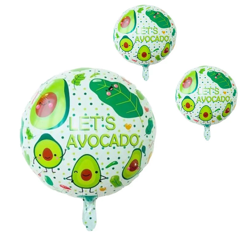 Праздничные воздушные шары Fiesta украшения Globos Мексика авокадо цветные из фольги