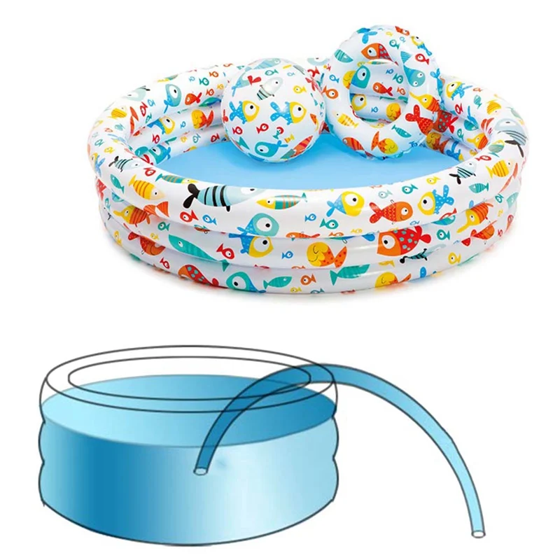 Портативный Крытый открытый детский бассейн подушка воздуха детская надувная Ванна Круглый Бассейн летние игрушки для бассейна