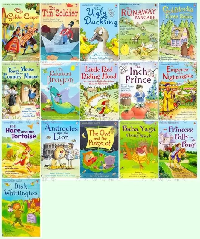 50 книг/набор Usborne My Second Reading Library Box set Learn английский Coloring Story Books для детей детские