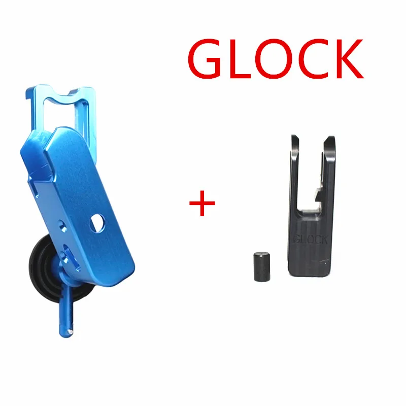 Горячая TMC IPSC алюминиевая гоночная кобура и блок вставки для: SV, Glock CZ shadow 2 Черный Красный Синий Охота Вечерние - Цвет: Glock BLUE