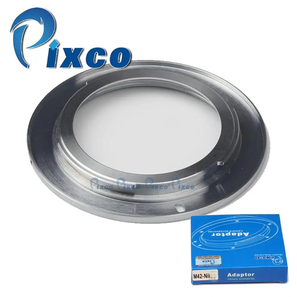 5 pcs pixco lens adapter suit for M42 Lens to /Nikon F mount camera D750 D810 D5300 D3300 Df D610 D90 D700
