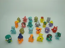 Zomlings Anime Garbage Trash Pack Action Figures 2 3 CM Soft Rubber Model Toy Kid Playing