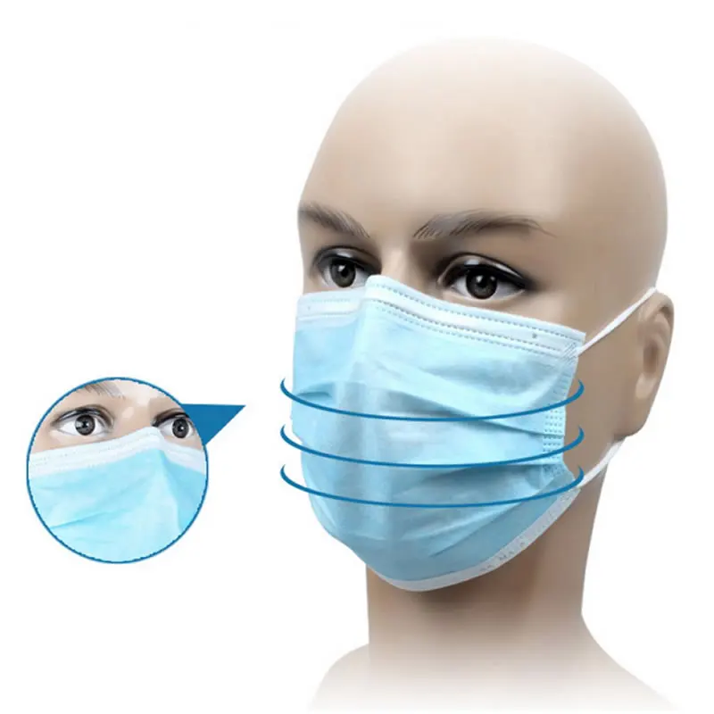 

100 Pcs Disposable Anti-bacteria Against Dust Mask Respirator For Medical Dental Treatment And First Aid Kit Supplies