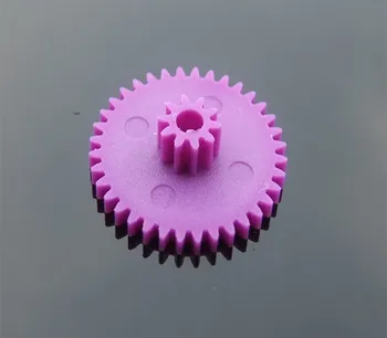 

2pcs/pack K852 36102B Bi-layer Gear DIY Purple Color Plastic Double Gear Module 0.4 Free Shipping Brazil Canada Europe