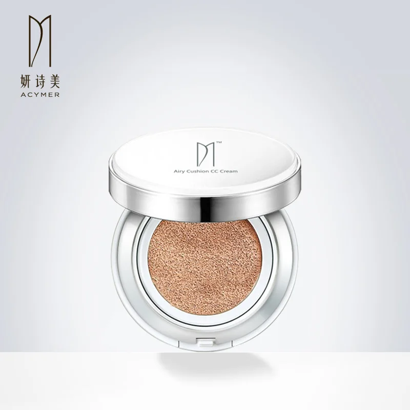 

Acymer High Quality Air Cushion CC Cream Foundation Wet Powder Concealer Moisturizing Whitening Face Makeup Sunscreen Bare CZ08
