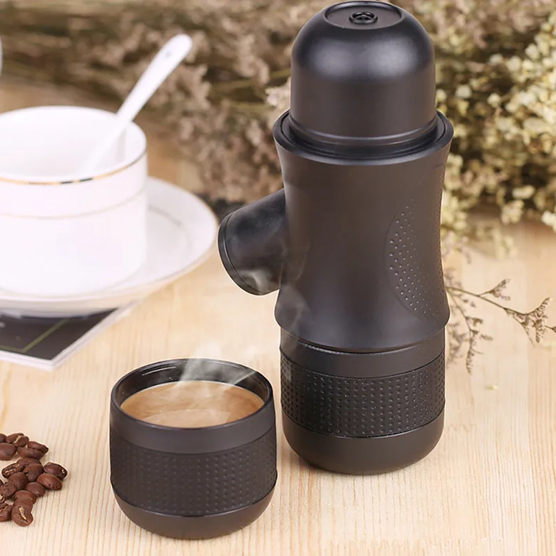 Mini Coffee Machine Manual Coffee Maker Portable Pressure Espresso Coffee Maker Handheld Espresso Maker for Home Traveller