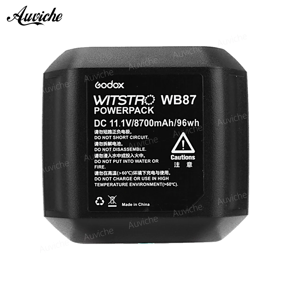 Godox WB87 Battery Pack 11.1V 8700mAh for AD600 AD600BM AD600B TTL 2.4G X System All-in-One Powerful Outdoor Flash | Электроника