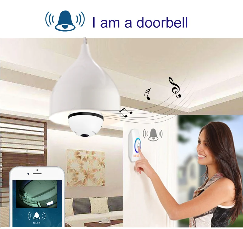 WIFI IP camera alarm doorbell kit 03