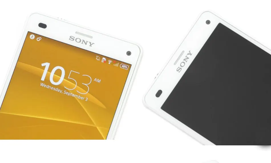 Версия HK мобильный телефон Sony Xperia Z3 Compact D5833 LTE 2GB 16GB 4," 1280x720p Snapdragon801 QuadCore 2600mAh Android телефон NFC