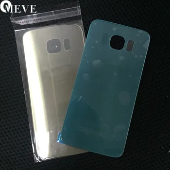 

10pcs/lot Original For SAMSUNG Galaxy S6 S6edge Back Glass Battery Cover Housing case Replacement For SAMSUNG GALAXY G920F G925F