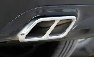 Стальной глушитель наконечник выхлопной трубы Отделка 2 шт для Benz GL Class 2013