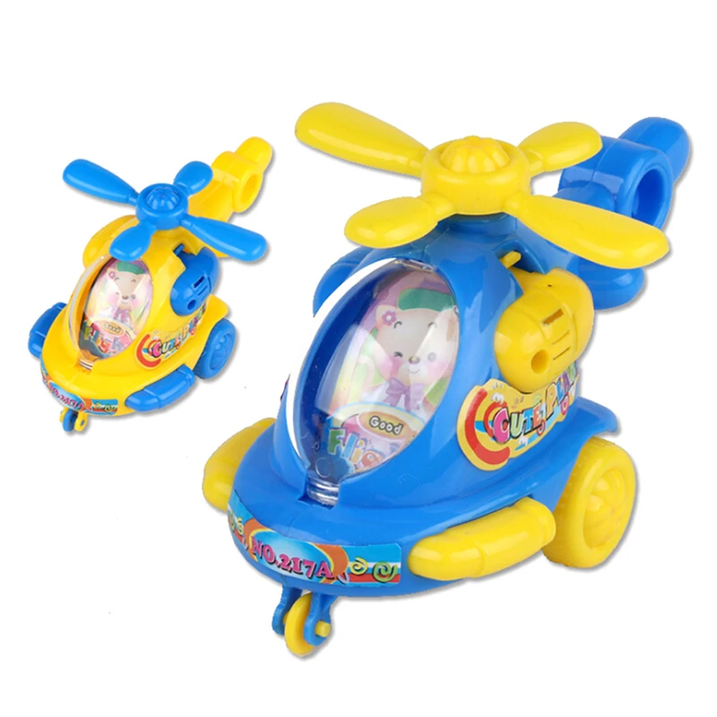 Классический ребенок любимый подарок мультфильм животное заводные игрушки вертолет заводная игрушка