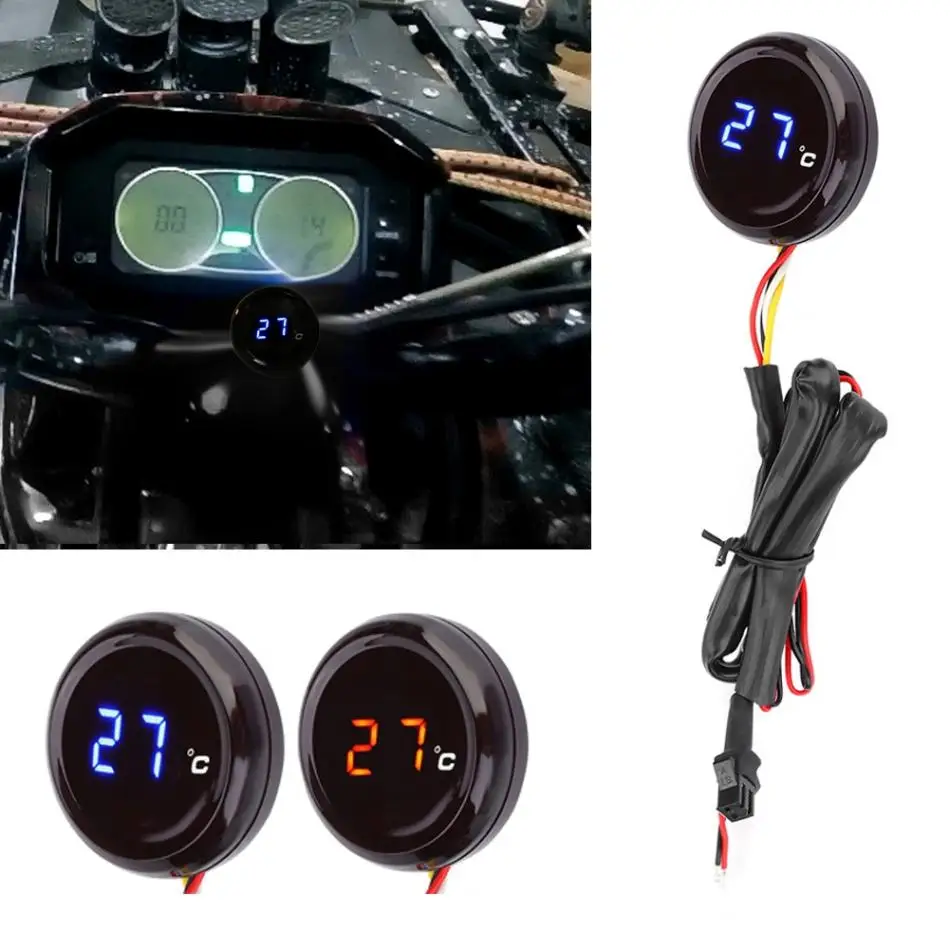 Мотоцикл цифровой термометр Температура воды измеритель для Honda Для Yamaha для Suzuki