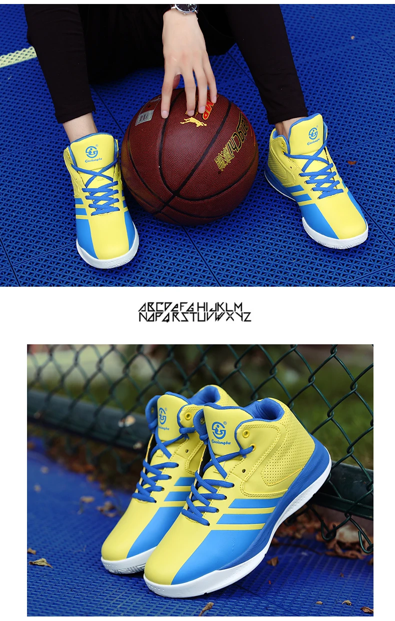 Бренд OUKEDI, новинка, баскетбольные кроссовки для мужчин и женщин, дышащие уличные мужские баскетбольные кроссовки, высокие баскетбольные кроссовки, Homme, размеры 36-45