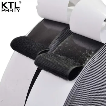 

2.5cm width/25m glue Adhesive velcros Fastener tape loop hook sticker strip stick magic tape velcroing strap couture sticky