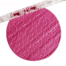 Рельефная акриловая Скалка ручной работы для выпечки торта рисунок звезды луны инструмент для разминания печенья лапша торт Скалка