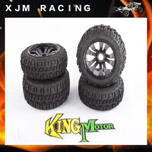 1/5 Rc Car Front&rear Pioneer tire x 4pcs/set with carbon Poison rim black deadlock for baja 5T T1000 5SC