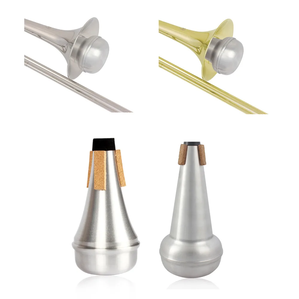 

New Mute for Trumpet /Tenor trombone Aluminium Straight Trumpets Mute For Jazz Instrument Practice Wind instrument