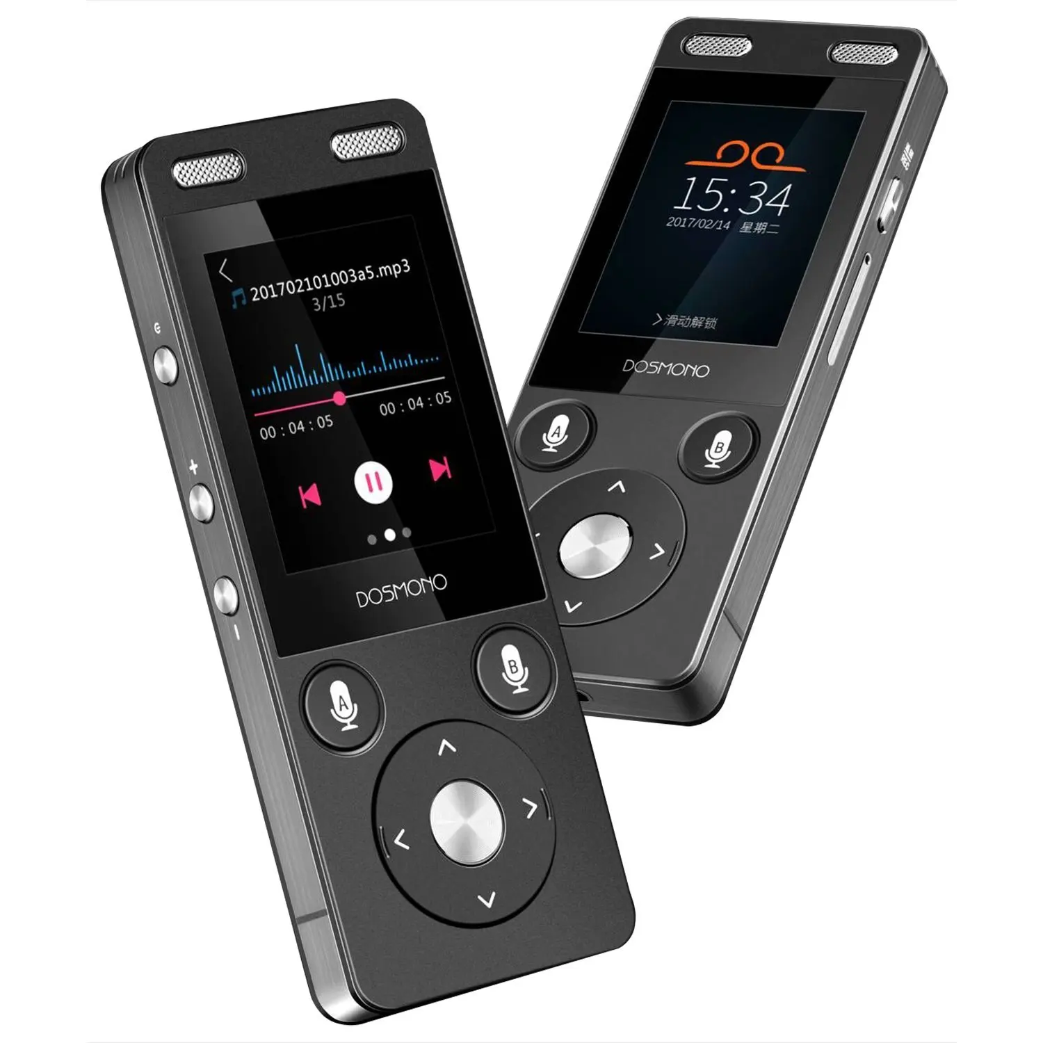 

DOSMONO S201 Android 6.0 Touch Screen Smart Translator 32 Multi-language Global Travel And Business Translation Gray