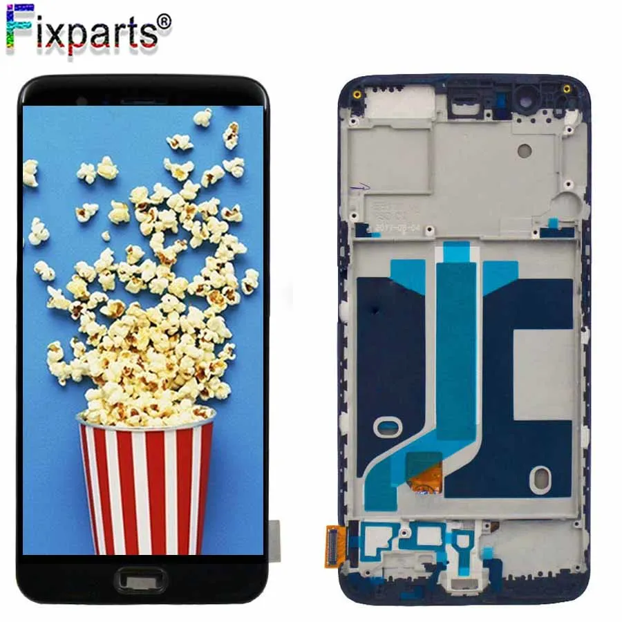 

Original Change Glass Tested Oneplus 5 LCD Display Screen Touch Panel Complete Assembly Oneplus 5 A5000 LCD Digitizer Display