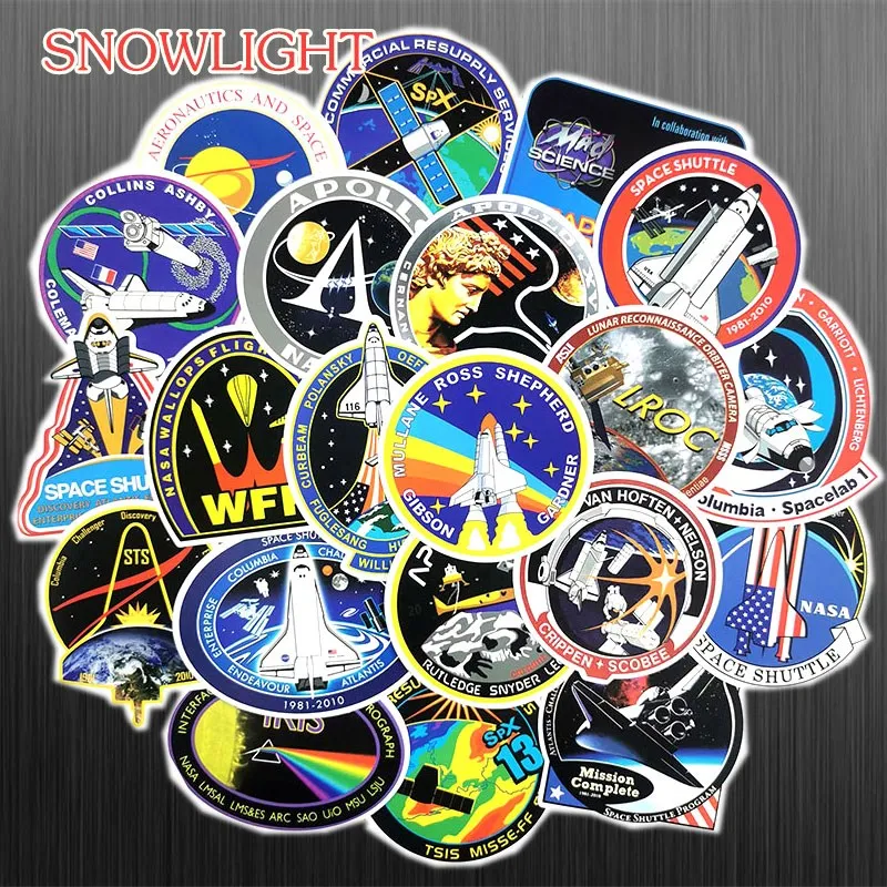 45Pcs Space Stickers Spaceship Alien Stickers for Skateboard Laptop Car Styling Luggage Vinyl Decal Waterproof Stickers