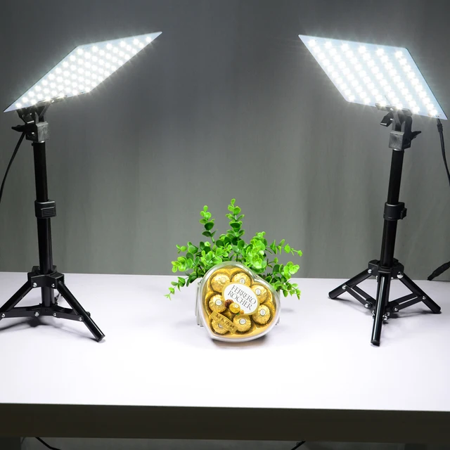 Led Video Light Kits Small Photo Studio Softbox Shooting Mini Led Video Light Kits Small Photo Studio Softbox Shooting Mini Box 2pcs 45cm