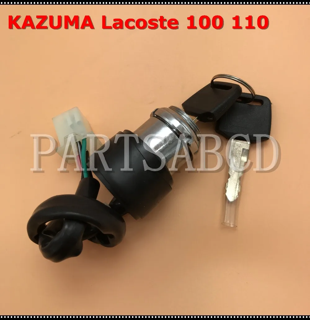 4 провода ключ зажигания перключатель ASSY для KAZUMA Lacoste 100cc 110cc ATV C100B-8301110