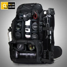 NOVAGEAR 80302 двойная сумка для камеры на ремне ударопрочный водонепроницаемый открытый большой емкости slr камера сумка