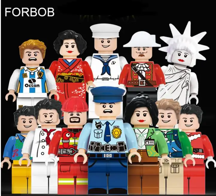 Compatible Legoings Friends Building Blocks Mini Figures set toys for girls 2019 New Compatible Legoings City Figurines Set Gift