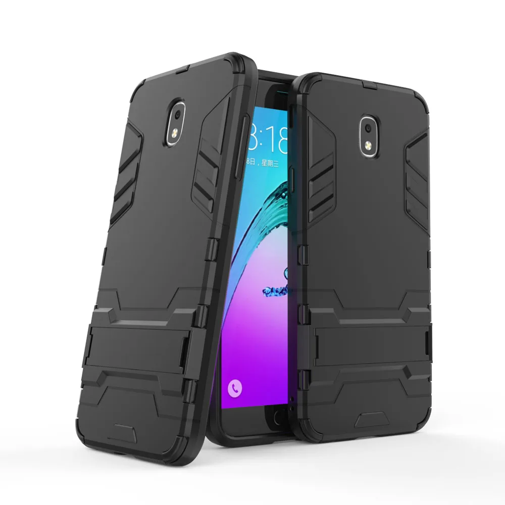 2 In 1 Hybrid Tank Armor Case Shockproof Hard Back Stand Cover For Samsung Galaxy J7 2018/J7 Crown/Star/Aura/Aero/Top/Refine/Eon | Мобильные