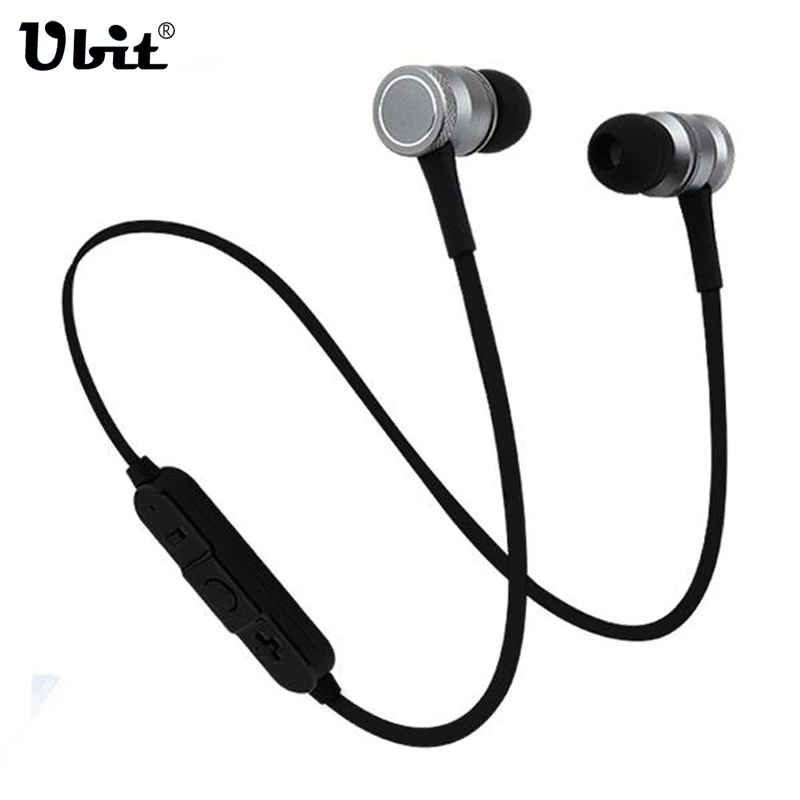 

Ubit H5 Bluetooth4.1 Wireless Earphone With Microphone Waterproof Stereo Sport Running Magnetic Earphones For iPhone Smartphone